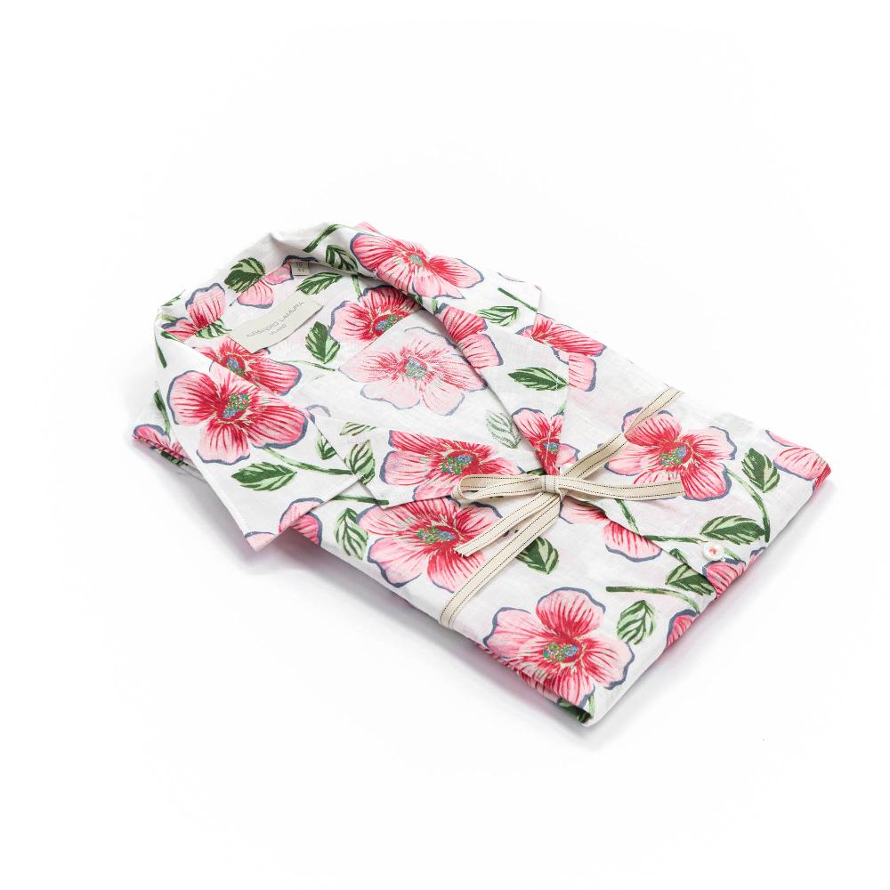 Alessandro Lamura Camicia Estiva Floreale Collo Hawaii Fino Al -60%