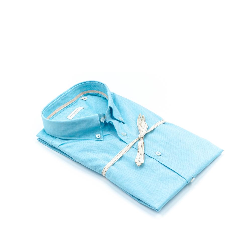 Alessandro Lamura Bag 20 – Camicia Collo Botton Down Celeste – 100%cotone Offerta